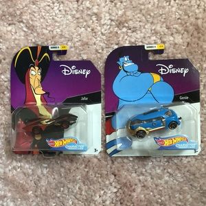 Disney Character Hot Wheels- Jafar & Genie